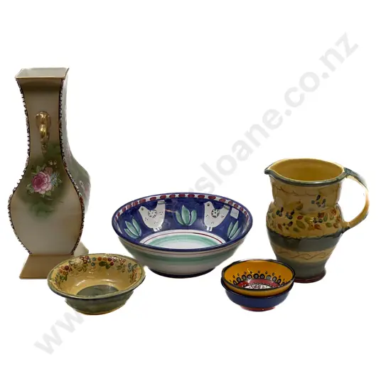 Small Quantity of Assorted Hand Painted China etc