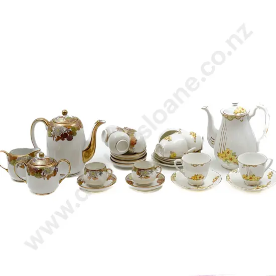 Two Fancy China Part Tea Sets