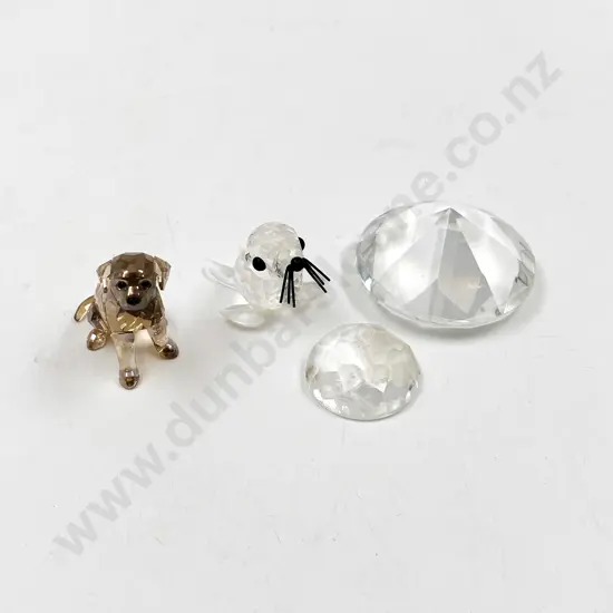 Four Pieces of Assorted Swarovski