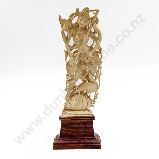 Carved Ivory Figure of Goddess