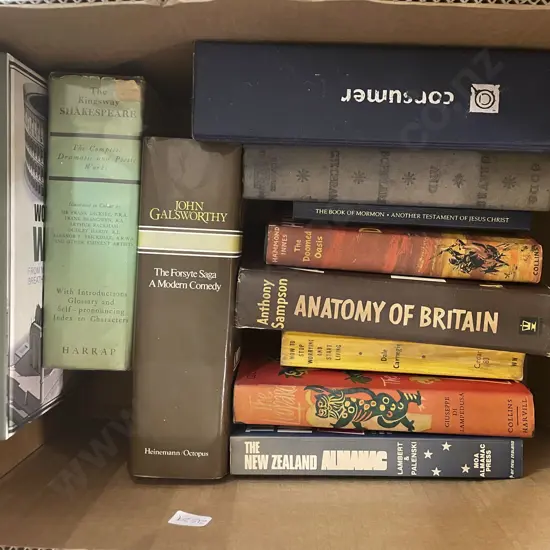 Box of Assorted Books