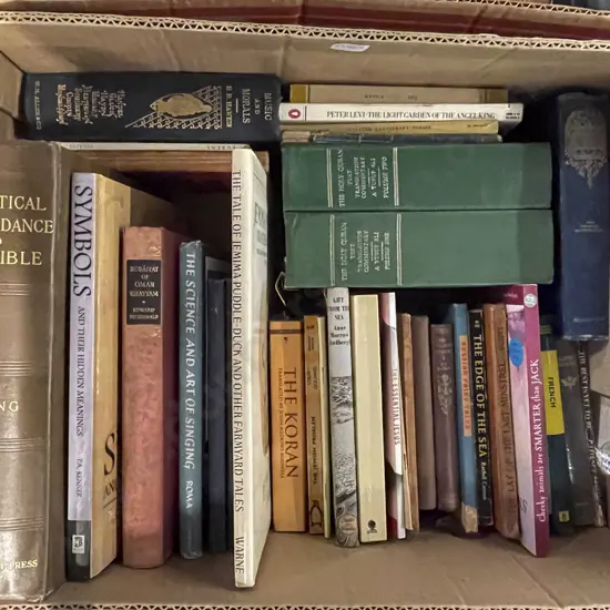Box of Assorted Books