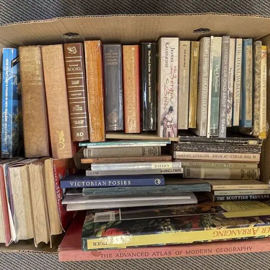 Box of Assorted Books