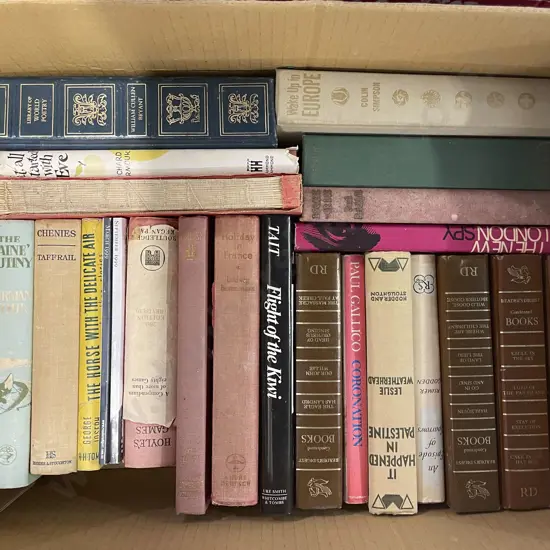Box of Assorted Books