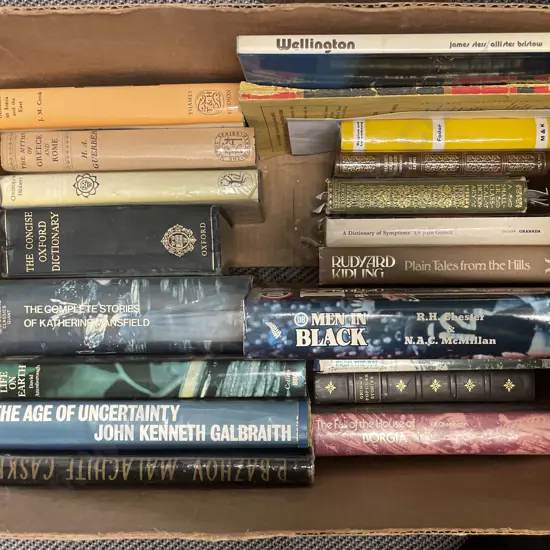 Box of Assorted Books