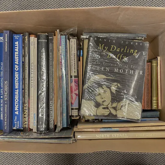 Box of Assorted Books