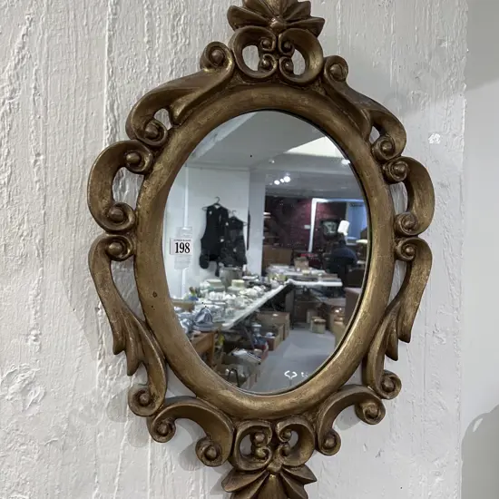 Gilt Scroll Framed Wall Mirror
