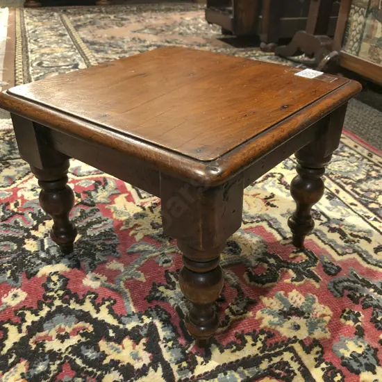 Small Victorian Stained Beech Stool
