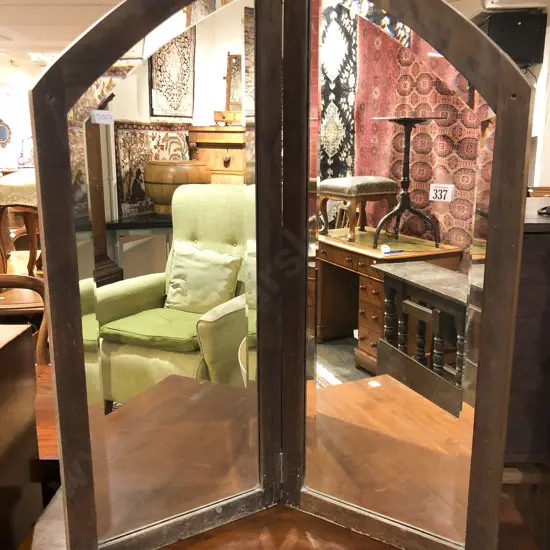 Arched Diptych Mirror