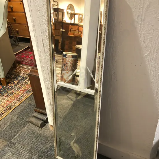 Full Length Mirror Painted with a Herrin