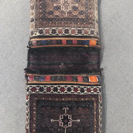 Vintage Woollen Saddle Bag