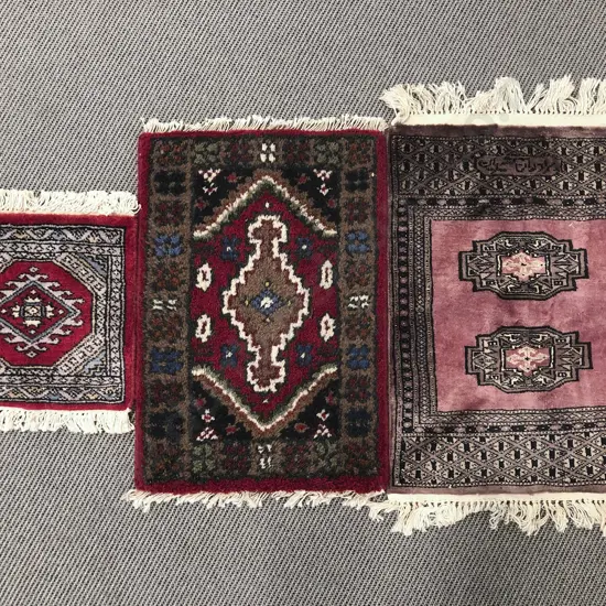 Three Small Persian Mats