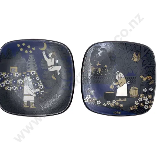 Two Arabia Finland Wall Plates