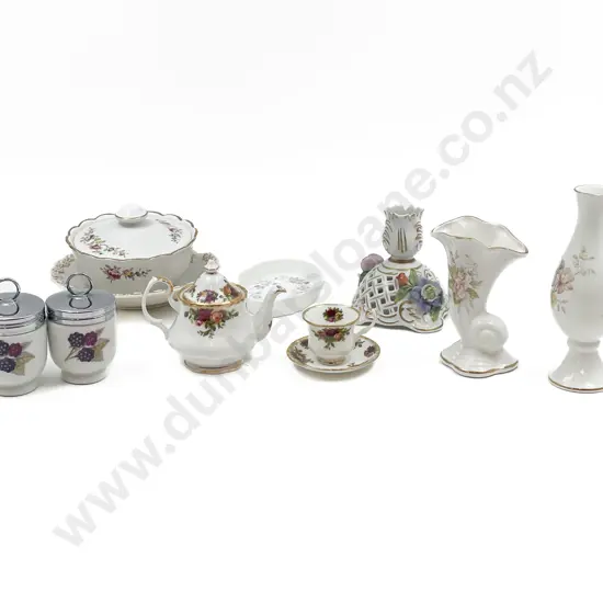 Quantity of Assorted China including RA Old Country Roses