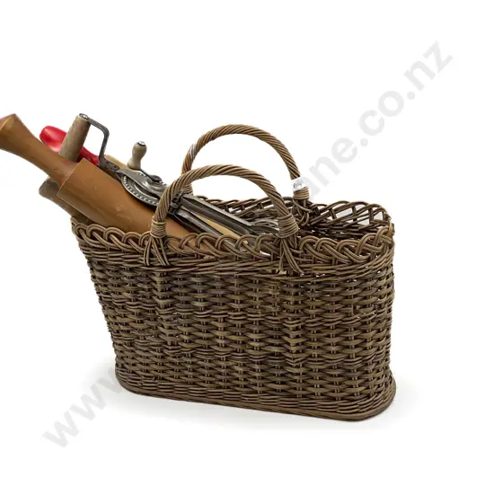 Basket of Assorted Vintage Kitchenalia