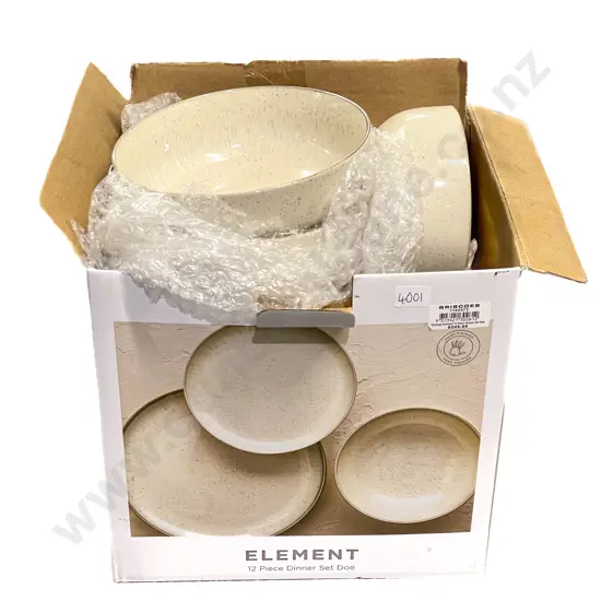 As New Ecology "Element" 12 Pce Dinnerset