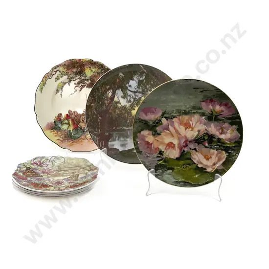 Seven Assorted Plates including RD and RA