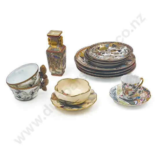 Quantity of Assorted Eggshell China Including Satsuma