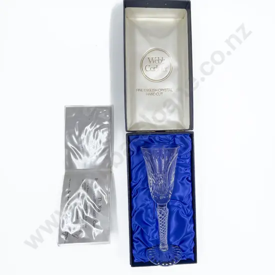 Boxed Webb Corbett Xth British Commonwealth Games Toasting Goblet