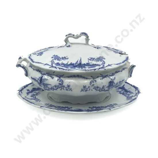 "Delph" Vintage Soup Tureen (af)