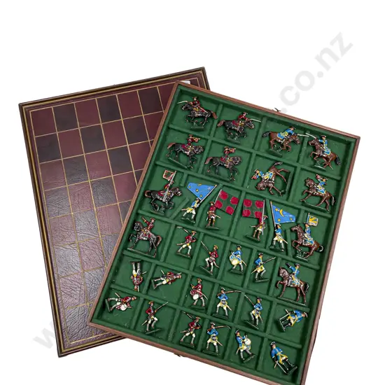 Handpainted Lead Chess Set