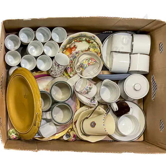 Boxed of Assorted Fancy China etc