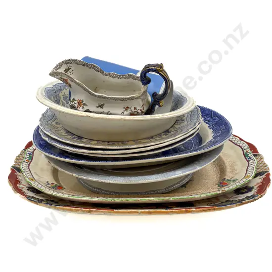 Quantity of Assorted Vintage China including Ashets etc