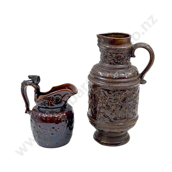 Two Relief Moulded Jugs