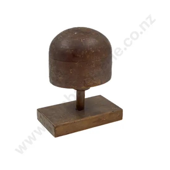 Vintage Wooden Hat Block