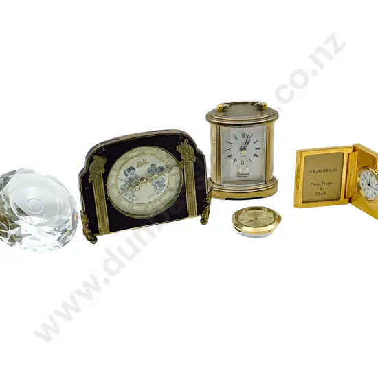 Four Assorted Clocks