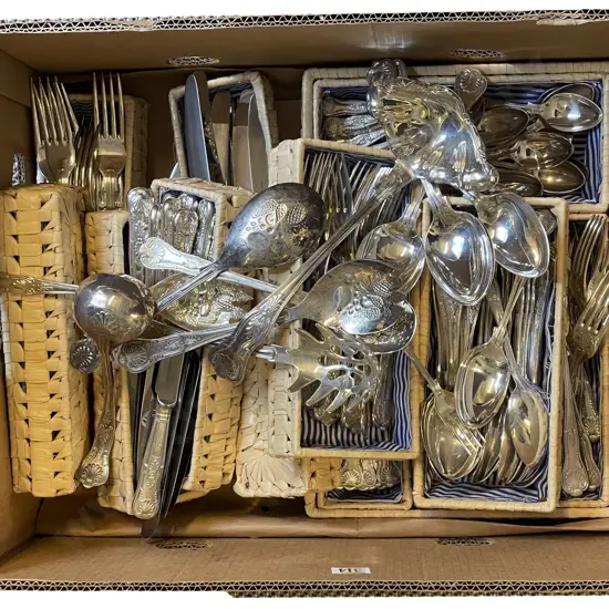 Mixed Manufacture Kings Pattern Cutlery Set