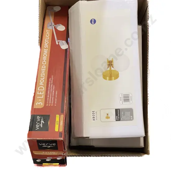 Quantity of Assorted Boxed Wall Lights etc