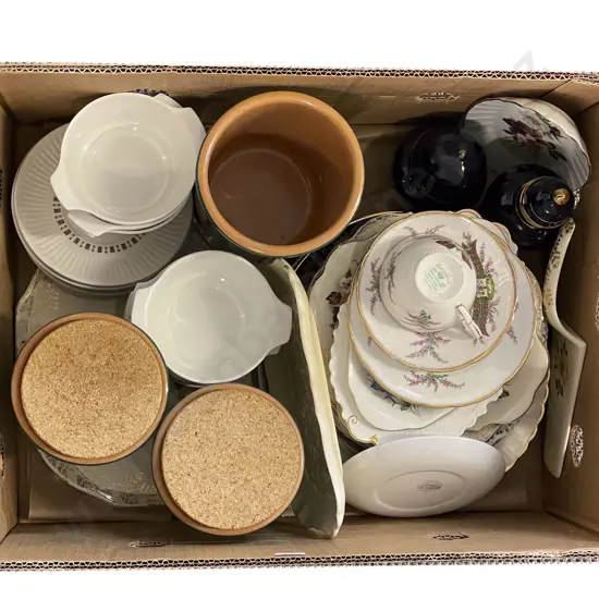 Box Quantity of Assorted Fancy China