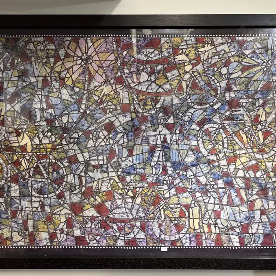 Large Batik Abstract Work