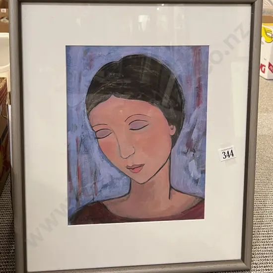 Patricia Tolcher "Contemplation" Acrylic