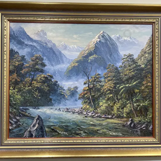 Richard Ponder "Seaforth Valley" Oil on Canvas