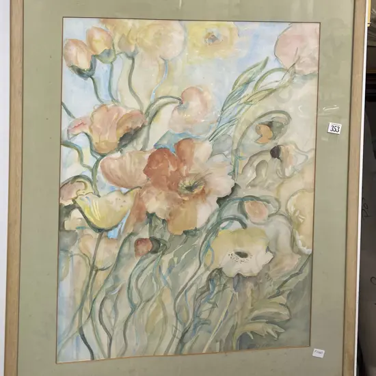 Betty Eaton Floral Still Life Watercolour