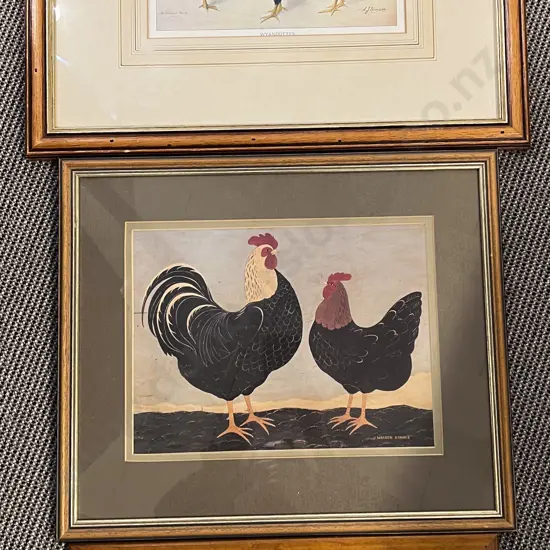 Three Assorted Chook Prints
