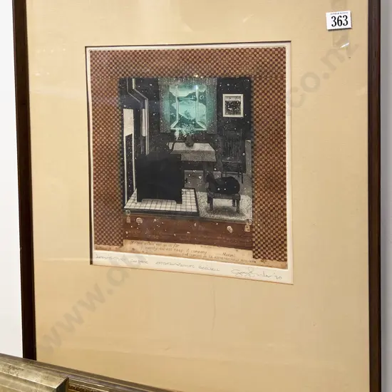 Gary Tricker "Epigrammatist's Farewell" AP 2nd State