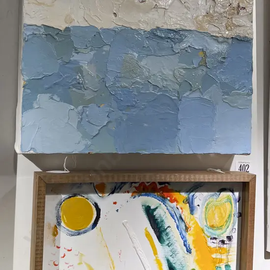 Two Abstract Oil Works