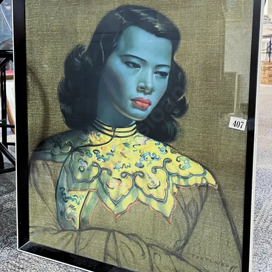 Tretchikoff "The Chinese Girl" Vintage Print
