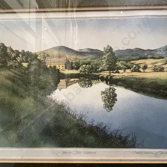 Kathleen Hantin "Beside Still Waters" Ltd Ed Print