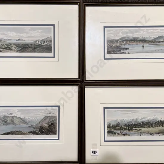 Four NZ Historical Prints