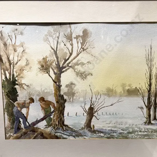 Diana Squires "Frosty Morning" Watercolour