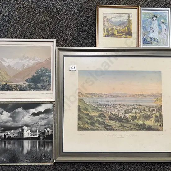 Five Assorted Framed Works