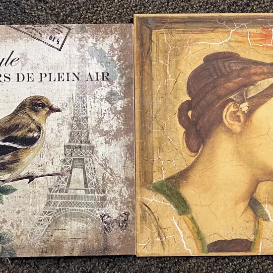 Decorative Tile & Print on Canvas