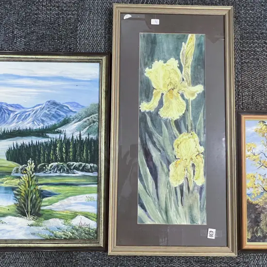 Three Framed Original Artworks