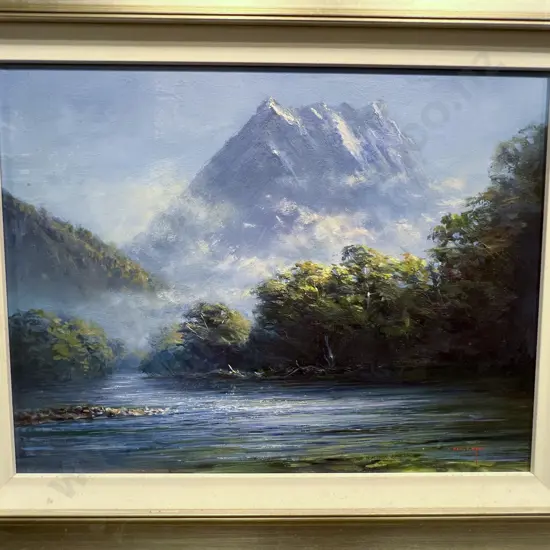 Colin C. Wynn "Mt Sentinel" Oil on Board