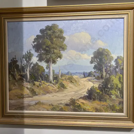 C. T. Laugesen Oil Landscape