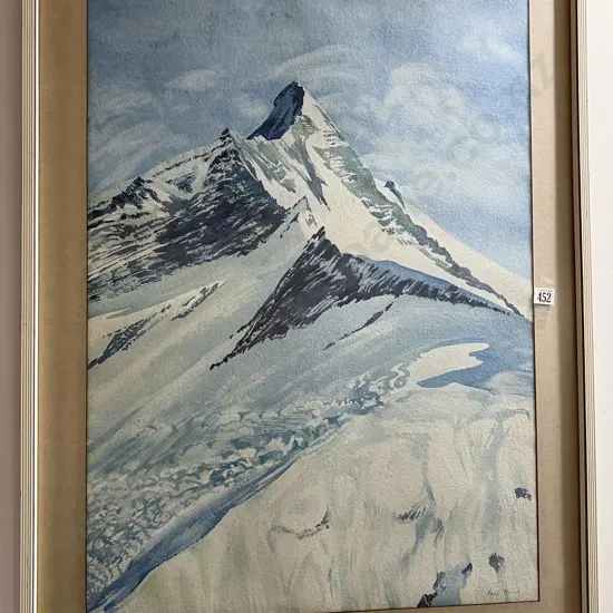 Paul Morris Mountainscape Watercolour